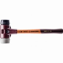Halder - Marteau de protection simplex avec boîtier en fonte malléable et manche en bois