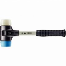 Halder - simplex maza blanda tpe / nylon con carcasa de hierro maleable reforzado y mango de fibra de vidrio - D=40 mm - 3718.040
