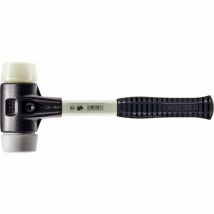 HALDER SIMPLEX maza TPE medio / nylon con carcasa de hierro maleable reforzado y mango de fibra de vidrio - D=40 mm - 3738.040