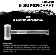 Schonhammer Supercraft 50mm Rückschlagfrei Mit 3-komponentengriff - Halder