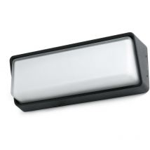 Faro Barcelona - Faro Half - led Outdoor Wall Light White, Dark Grey IP65