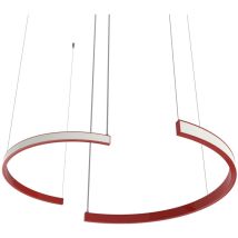 LUMICOM Pendelleuchte Half – 120x62cm – 34W – 24V – Aluminium – Opal-Diffusor – minimalistisches Design