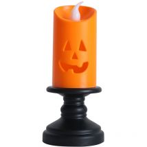 Halloween-kürbis-kerzenhalter, Bunte Led-tischleuchte Ohne Flamme, Heimdekoration Für Halloween Und Ostern