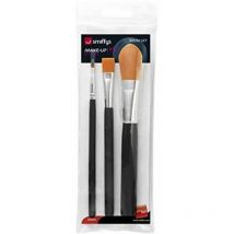 Cosmetic Brush Set Pack of 3 Black [27604]