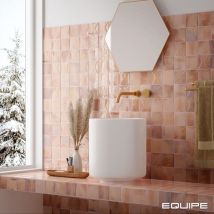 Faïence - hanoi - hanoi pink - 10X10 arco