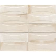 Faïence - hanoi - hanoi white - 6,5X20 arco