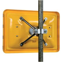 Halter für Wand-und Pfostenmontage 4-Punkt Kugelgelenk für Spiegel B600/900xH400/600 mm - Dancop