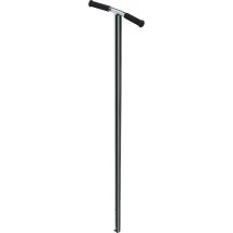 Zarges Haltestange mit T-Griff – Edelstahl V4A 1,6 m – 4 kg – Schutzisolierte Handgriffe – Absenkung durch Wechselschraube