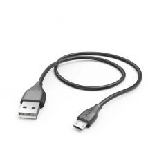 Cavo di ricarica usb usb 2.0 Spina usb-a, Spina USB-Micro-B 1.50 m Nero 00201586 - Hama