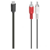 Hama - Câble audio, fiche usb-c - fiche rca mâle, stéréo, 1,50 m (200730)