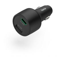 Chrg. rapide pr voit., 1 x usb-c, 1 x usb-a, pd 3.0/Qualcomm , 32W, nr (00201690) - Hama