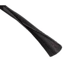 Avvolgicavo a spirale pet Nero flessibile (l x l) 180 cm x 8 cm 1 pz. 00020597 - Hama