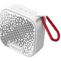 Hama - Enceinte Bluetooth Pocket 3.0, étanche IP67, 3,5 w, blanc (00188225)