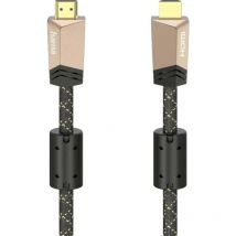 Hama - Câble de raccordement hdmi Fiche mâle hdmi-a, Fiche mâle hdmi-a 1.50 m marron 00205025 4K uhd Câble hdmi