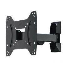 hama Support mural TV FULLMOTION, 1 étoile, 200x200, 122cm (48), 1bras, noir (118100)