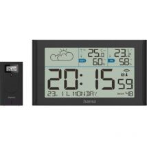 Hama - Wetterstation Sylt Mit Außensensor, Funk Schwarz 222216