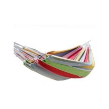 Hamac Detente - Hamac 2 places rayé multicolores