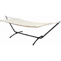 Amanka - Hamac avec Support - 310cm Support Hamac Acier - 200x120 Hamac Jardin Exterieur