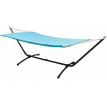 Amanka - Hamac avec Support - 310cm Support Hamac Acier - 200x120 Hamac Jardin Exterieur