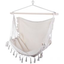 Jardibricodeco - hamac brésilien, chaise suspendue, chaise à bascule