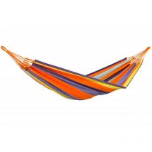 Hamac Detente - Hamac Colombie rayé orange