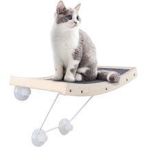 Skecten - Hamac de Fenêtre pour Chat, Lit de Siège de Fenêtre avec Ventouse Lit Suspendu pour Animal de Compagnie, Durable, Solide, Facile à