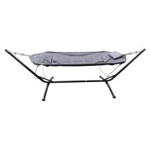 Chalet&jardin - Hamac de jardin sur pieds en acier - Coussin gris