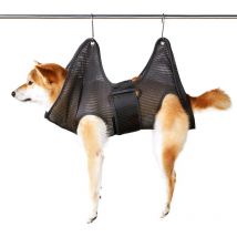Hamac de toilettage pour chiens et chats, sac de toilettage pour animaux de compagnie, respirant, accessoires de salle de bain(L)