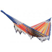Hamac Detente - Hamac double multicolores avec franges