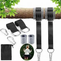 Linghhang - Hamac sangles,Fixation Hamac avec balançoire d'arbre Sangle Balancoire Suspendu Ultra Résistant avec D-Ring et Balançoire Sangles de