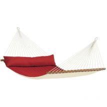 La Siesta - Hamaca con barra kingsize Alabama (Red Pepper)
