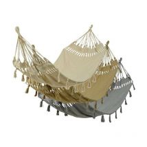 Hamaca con flecos en 3 colores