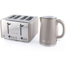Hamilton Beach - Kettle & Toaster Set Harmony Collection Cappuccino