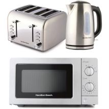 Hamilton Beach - Kettle Toaster & Microwave Set Rise Collection