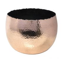 Ivyline - Hammered Bowl Planter - Iron - L19 x W19 x H14 cm - Copper