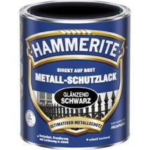 Hammerite - Metallschutzlack glaenzend, Schwarz, 750 ml