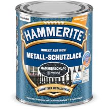 Hammerite - Metallschutzlack Hammerschlag, Schwarz, 750 ml