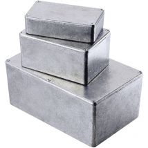 Hammond Electronics - 1590WYBK Universal-Gehäuse 92 x 92 x 42 Aluminium Druckguss Schwarz 1 St.