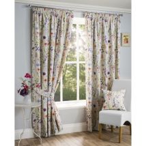 Hampshire Multi - Pencil Pleat Curtains - 46x54"/117x137cm