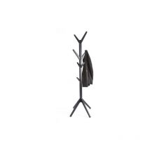 Hampton Coat Stand with 8 Hooks // Black Contemporary Freestanding Storage for Bedroom, Hallway, Bathroom