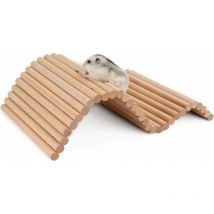 Hamster Climbing Ladder Wooden Hanging Bridge for Guinea Pigs Rats Hedgehog Gerbils Mice Sugar Glider and Other Small Animals