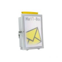 HAN - 4102, cassetta Image'in la scelta innovative per urna elettorale, cassetta per donazioni o contributi lichtgrau