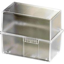Din A6 976-63 Boîte à fiches translucide, transparent(e) nombre maximum de cartes: 400 cartes A6 horizontal - HAN