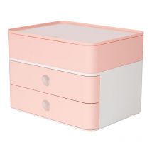 HA-1100-86 Smart-box Plus Allison 2 tiroirs et boîte rose flamant - HAN