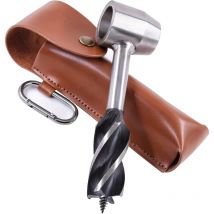 Hand Hole Maker, Bushcraft Gear Tools Perceuse à bois, Wood Drill Peg