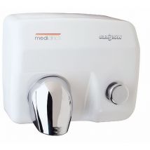 Händetrockner mit Drucktaste Weiß - E88, Saniflow