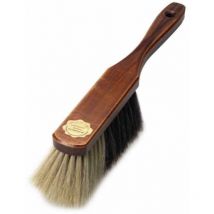 Handfeger Schweifhaar 29 cm lackiert nussbaumfarben