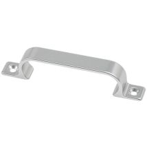 Handgriff Ausladung 21 mm Länge 112 mm Breite 14 mm Aluminium silberfarbig eloxiert Anzahl Löcher 2, ø 4,3 mm