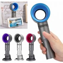 Ontway - Handheld Fan, Bladeless Fan, Portable Mini usb Rechargeable Fan, Fourth Generation Portable Electric Personal Cooling Fan (Wick)