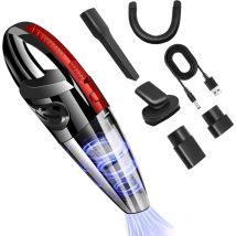 Handheld Vacuum Cleaner Hand Held Vacuum Cordless Car Vacuum Cleaner Cordless Handheld Hoover Portable 120W 5500Pa Mini Hoover for Use of Home, Car &